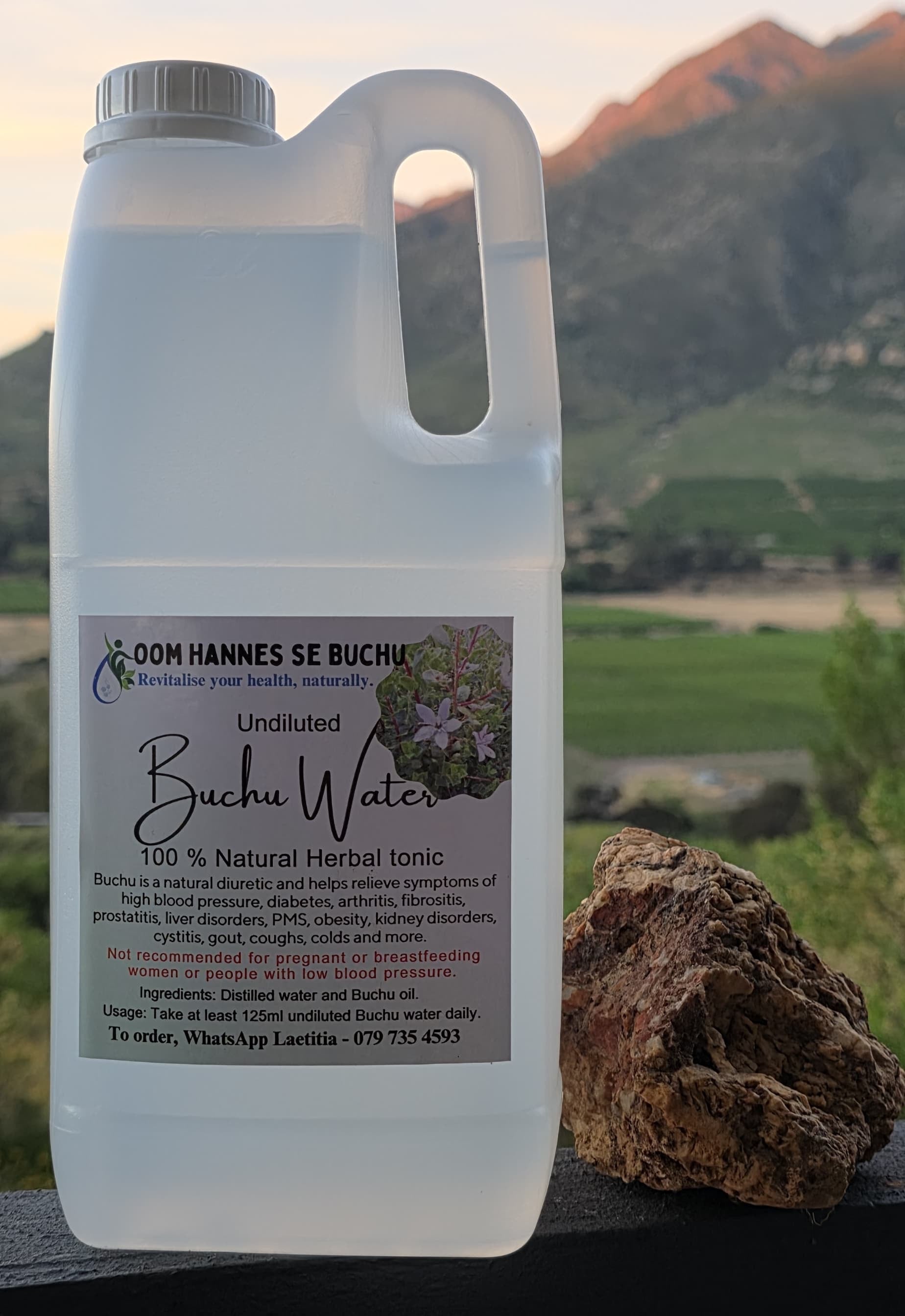 2L Buchu Water