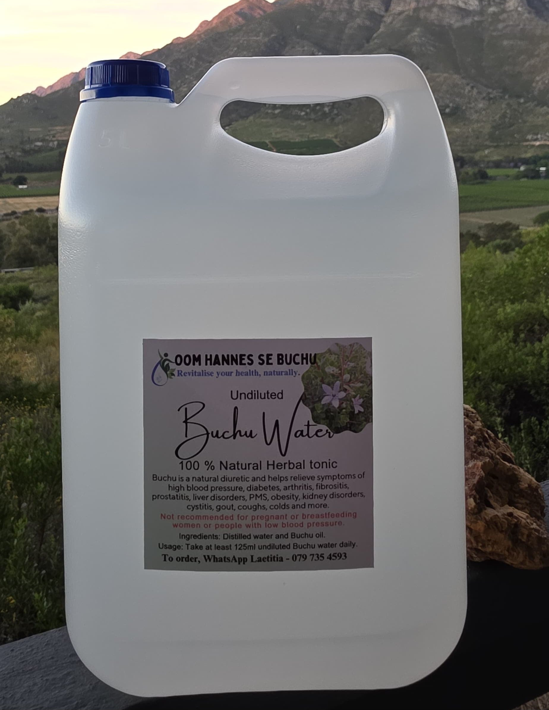 5L Buchu Water